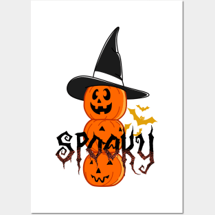 Spooky Witch Pumpkin - Halloween! Posters and Art